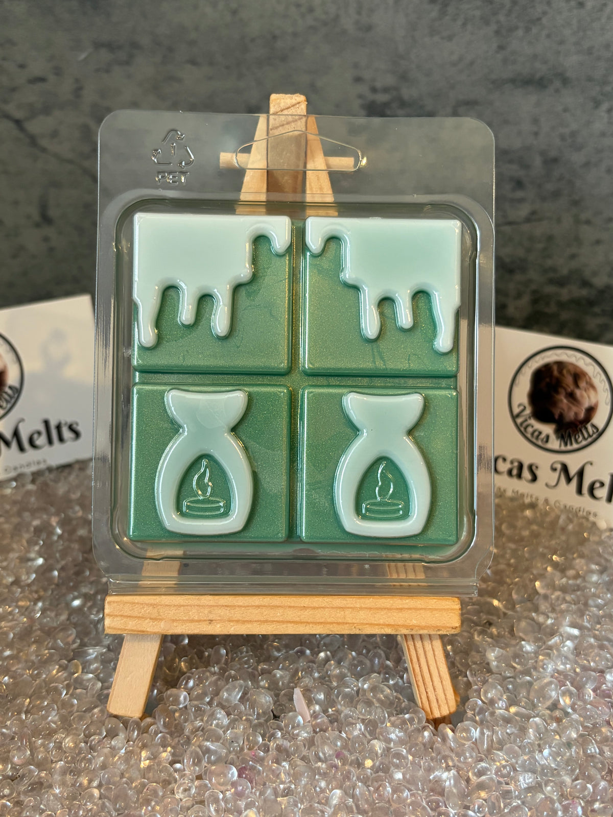 4 Section Soy Wax Burner Clamshells, Mixed Scents