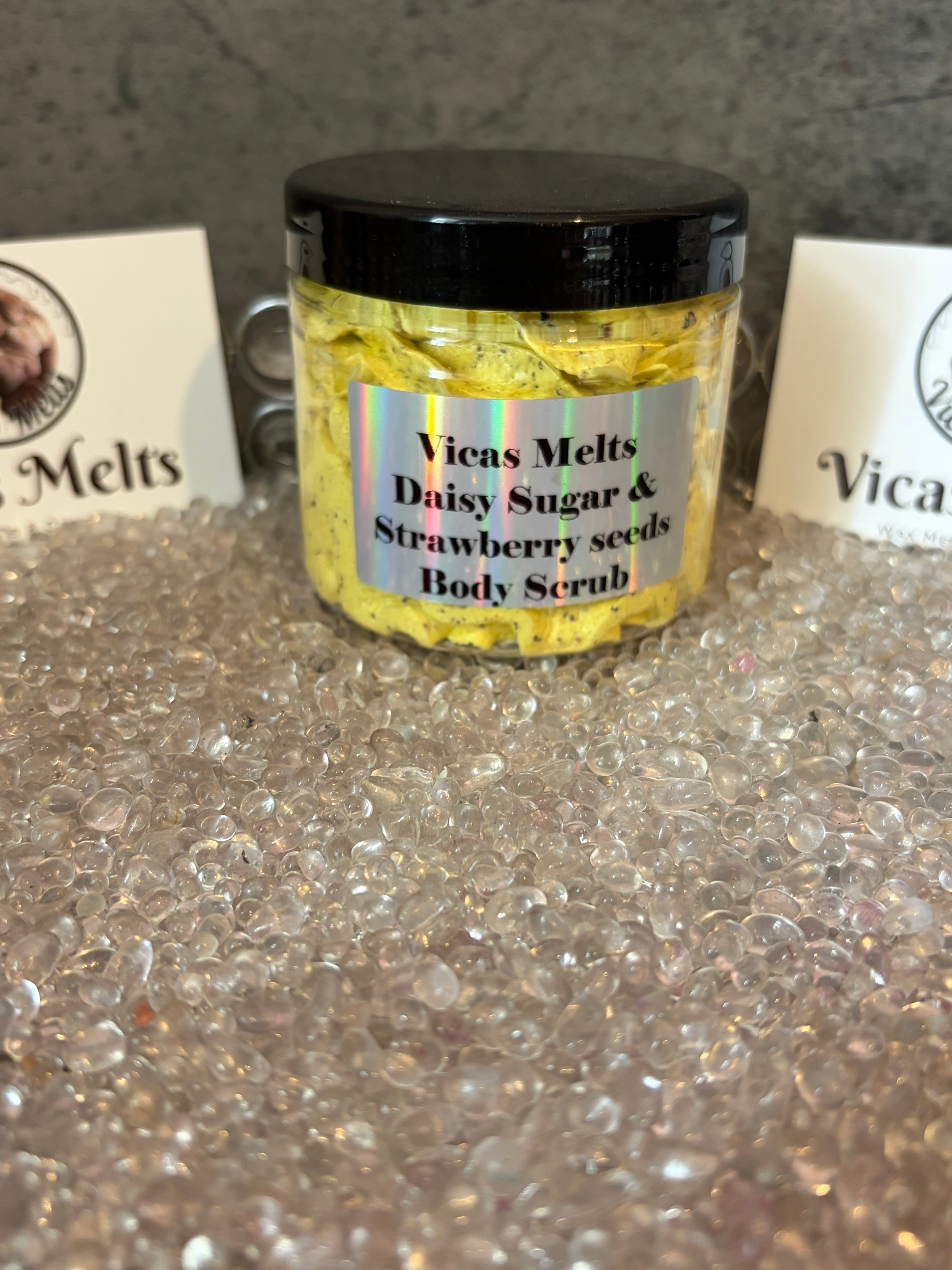 Sugar & Strawberry Seeds Exfoliating Scrubs