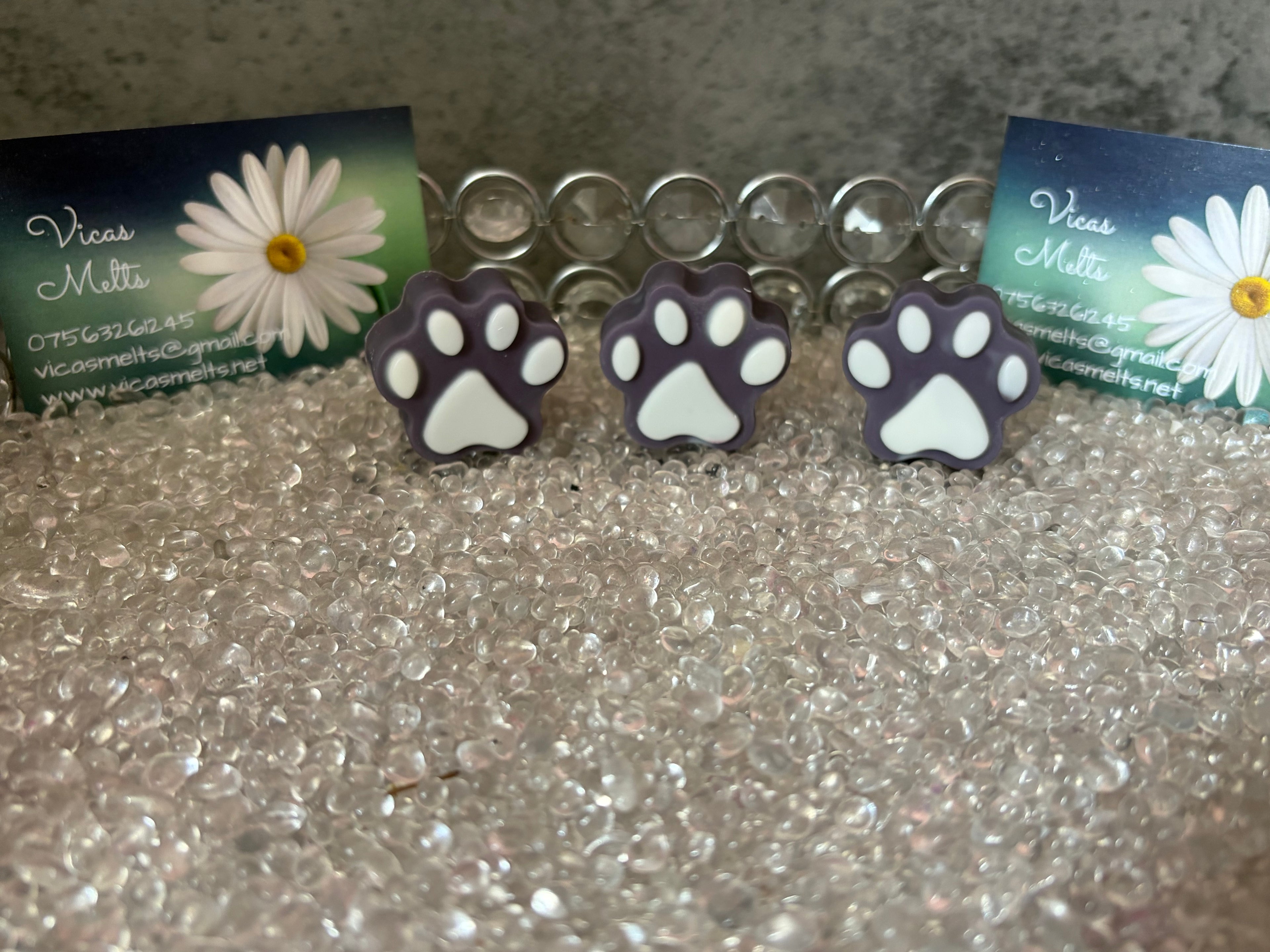 Soy Wax Melt Paws, Seasonal Scents