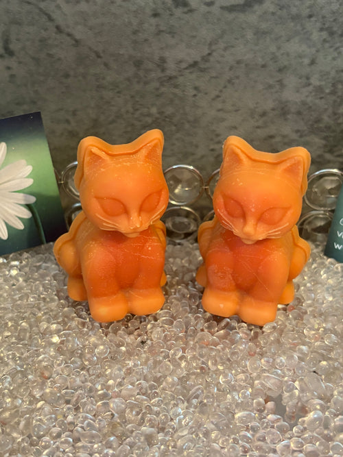 Box of 4 Cat Soy Wax Melts, Laundry Scents