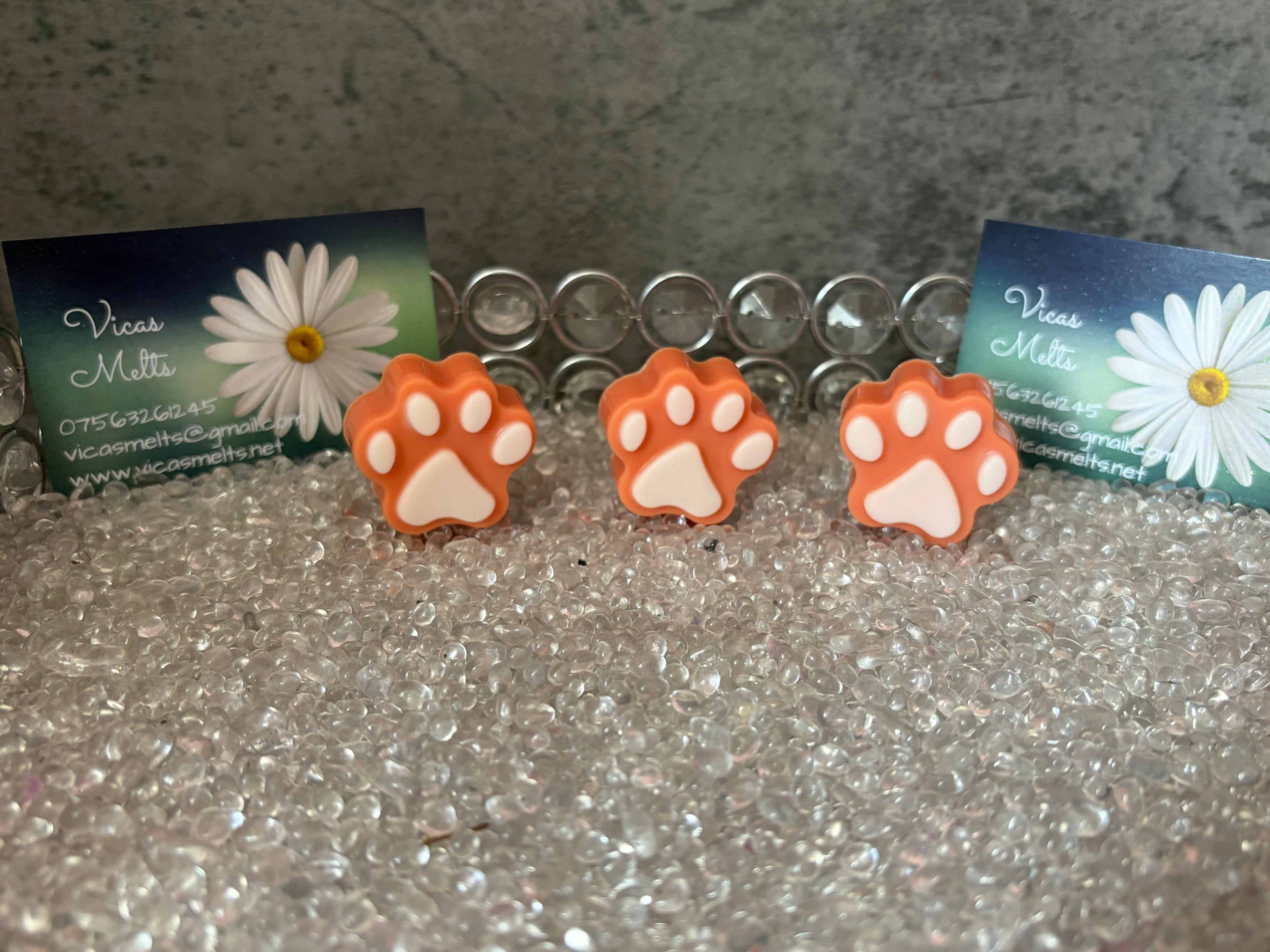 Soy Wax Melt Paws, Seasonal Scents