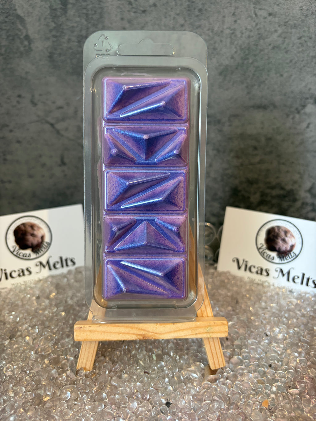 Geo Soy Wax Clamshells