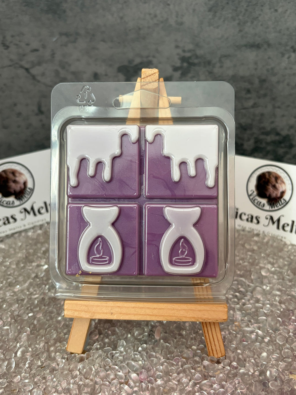 4 Section Soy Wax Burner Clamshells, Mixed Scents